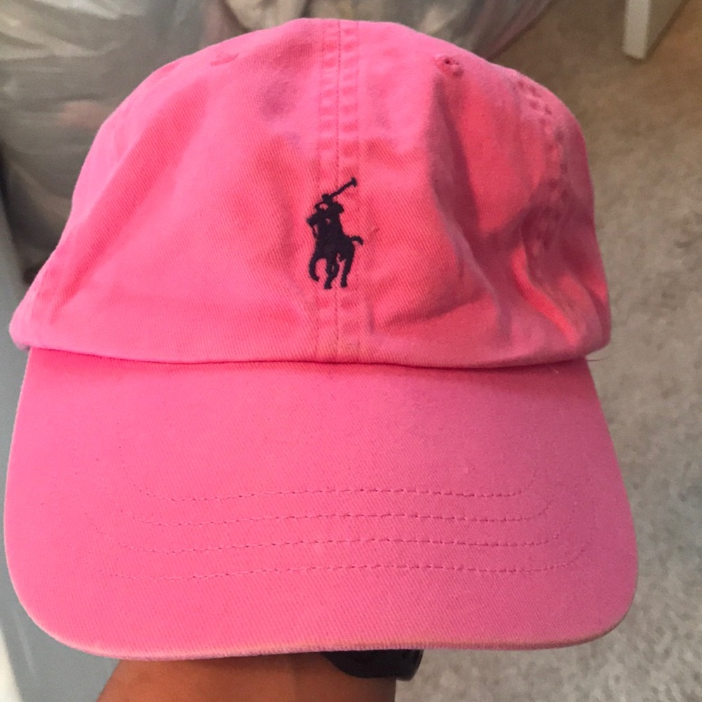 Pink polo Hat